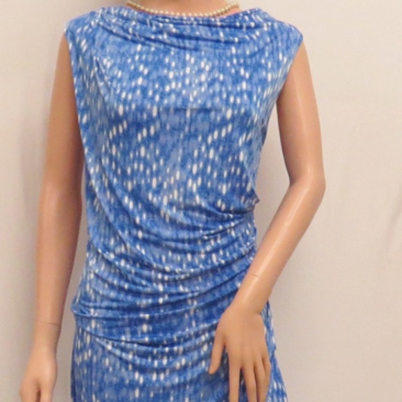 DKNY Blue Sleeveless Dress - Picture 6 of 6